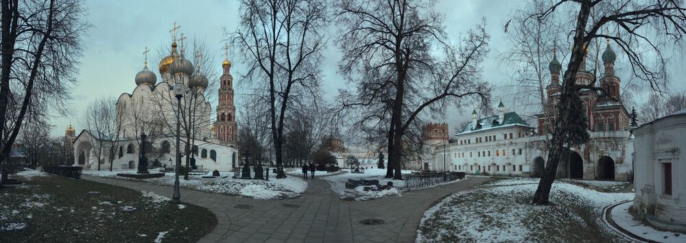 Новодевичий, сумерки