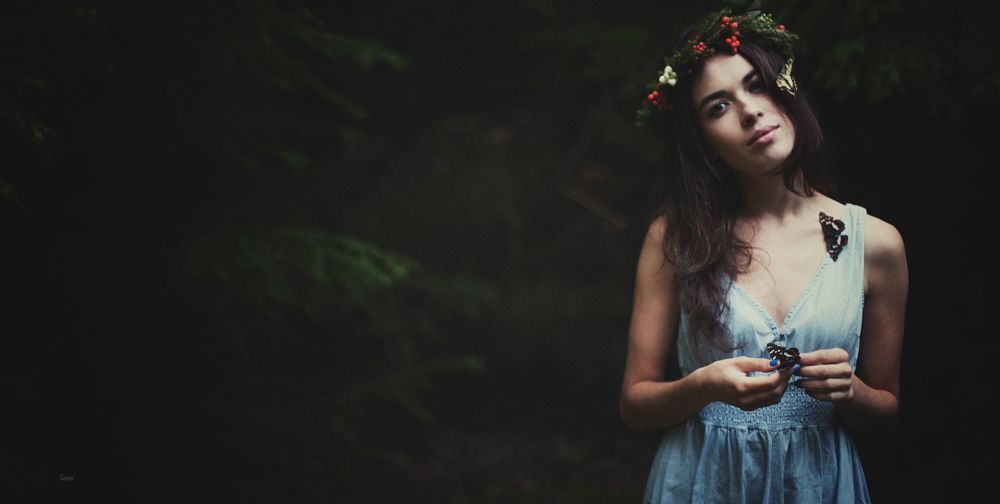 Kate and fairy forest