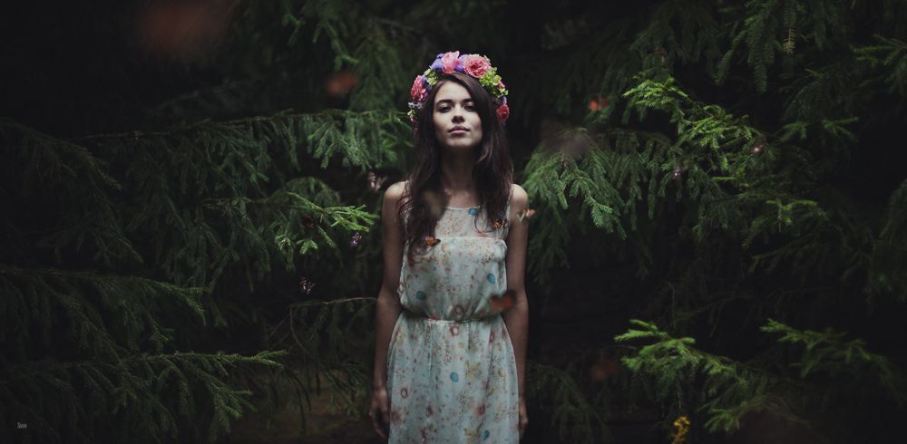 Kate and fairy forest