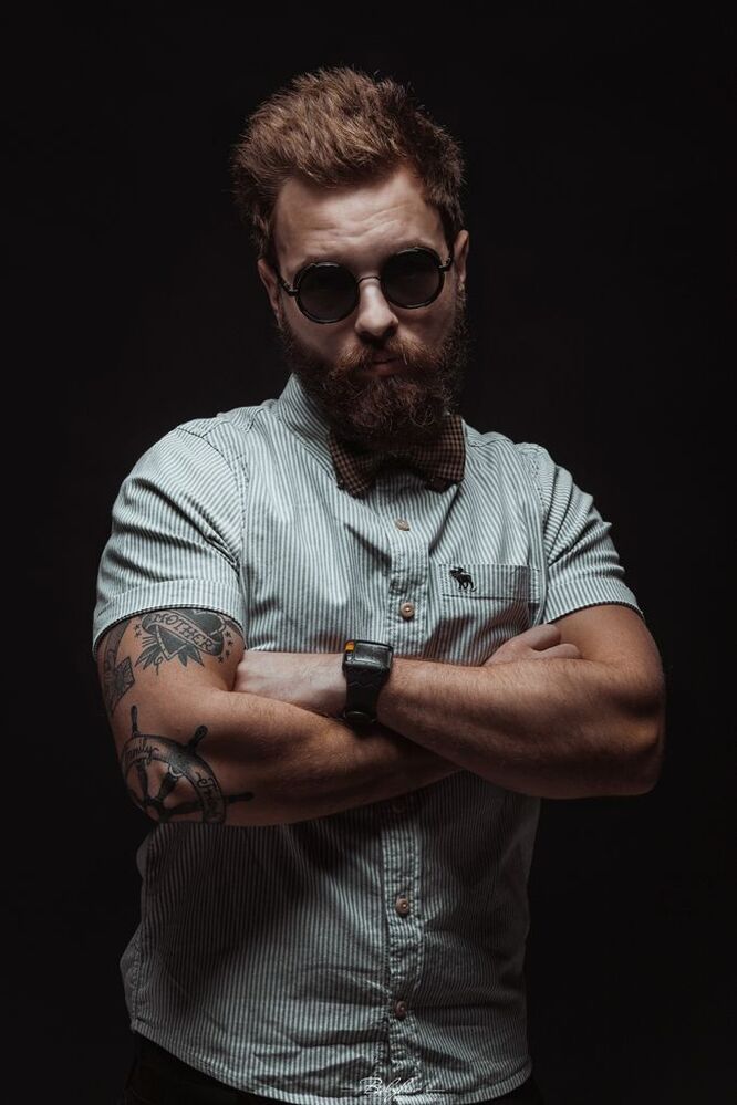 bearded man