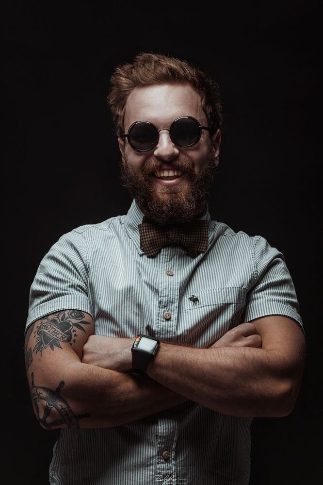 bearded man