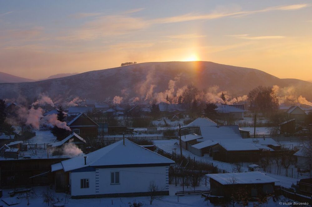 Морозный восход