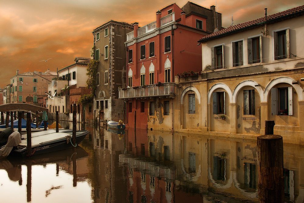 Chioggia, Italy, City on the water