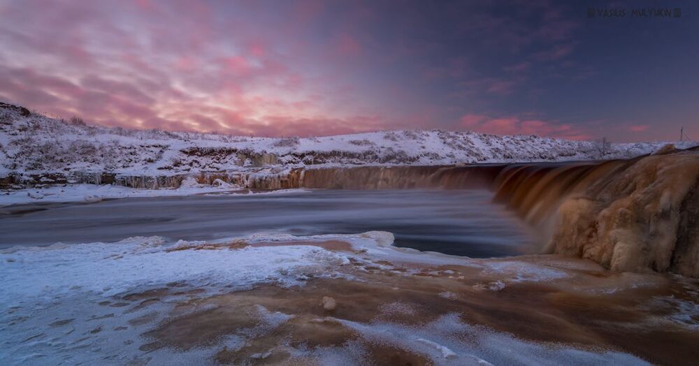 водопад на реке Тосна