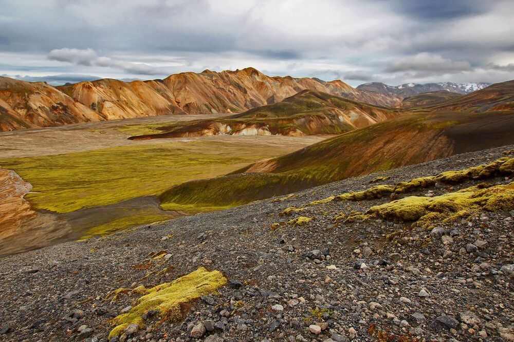 Долина риолитовых гор Ландманналаугар (Landmannalaugar).