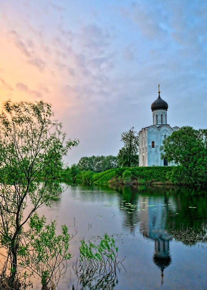 Летним вечером (Покрова на Нерли)