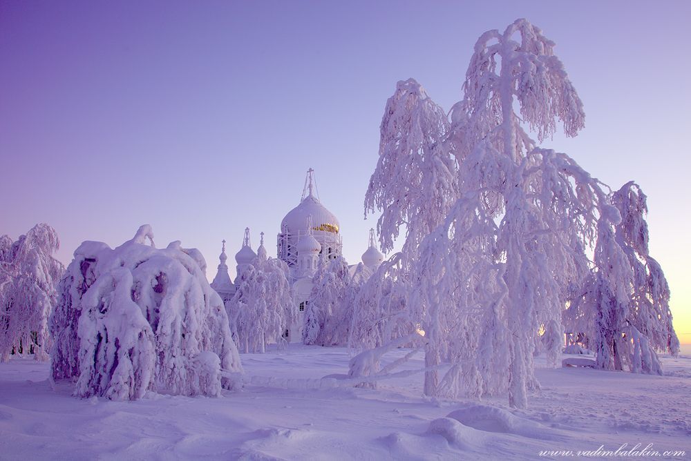 Зимняя сказка Белогорского монастыря. Январь 2014