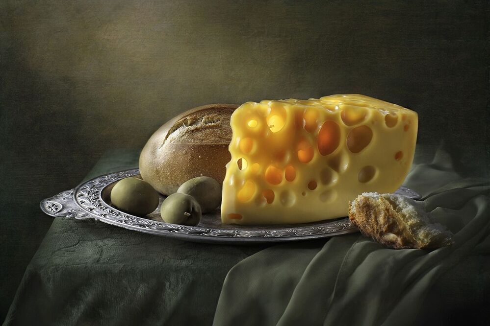 с оливками и сыром