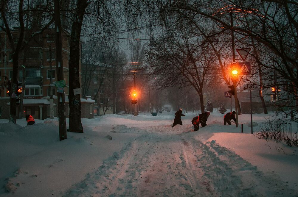 Зима в сталинках
