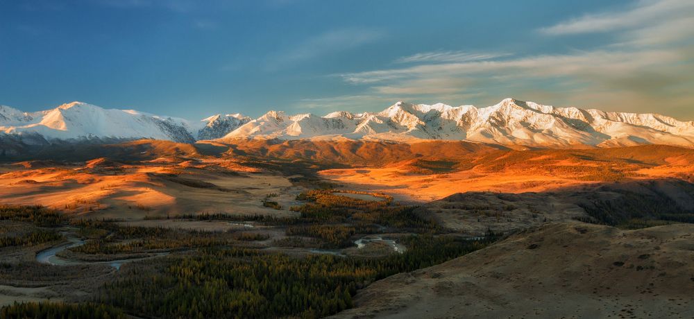 Как мы встречали рассвет в Курайской степи.