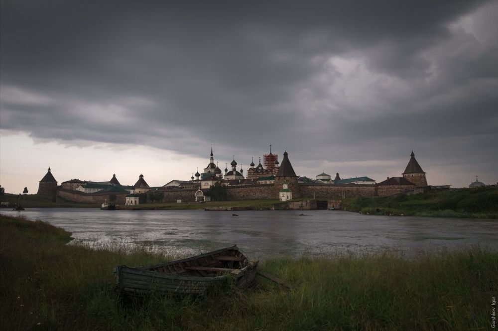 Во время грозы