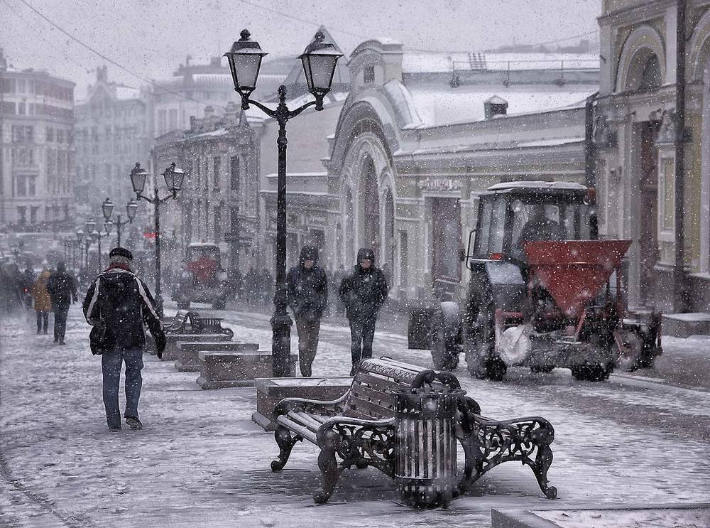 Внезапная зима в марте...