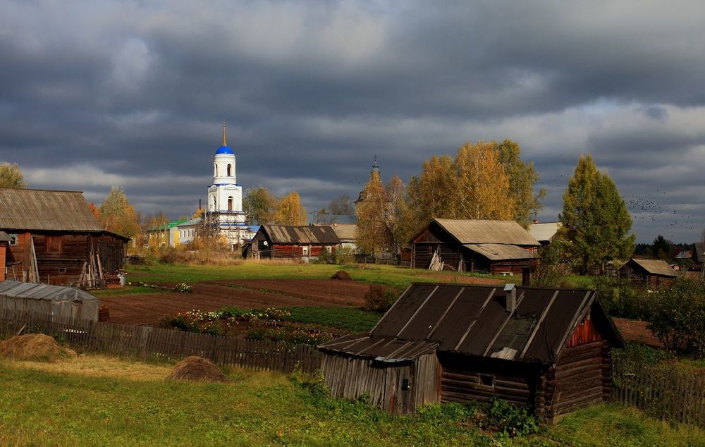 Нивы сжаты,рощи голы...