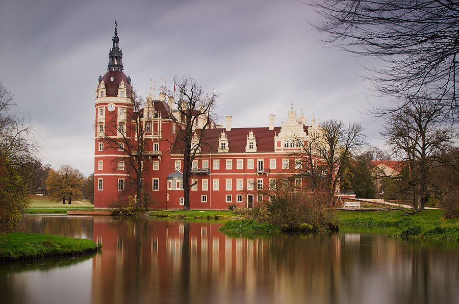 Castle in Bad Muskau. Germany