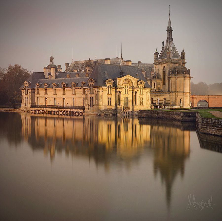 Castle in Chantilly. France
