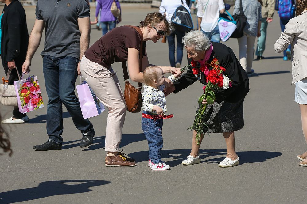 Связь поколений. 9 мая в Москве