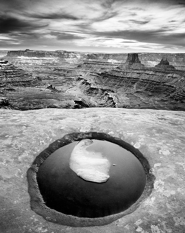 New Beginnings, Ethereal Days.
8 Hour exposure on 4x5 film. Full Moon obscured by clouds all night.
