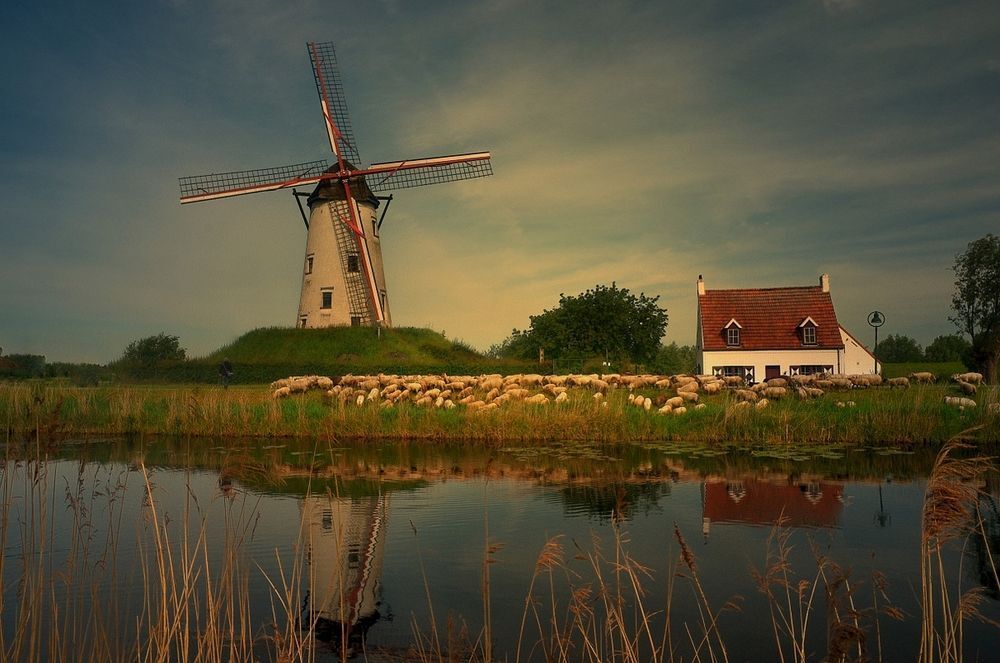 The windmill of Damme.