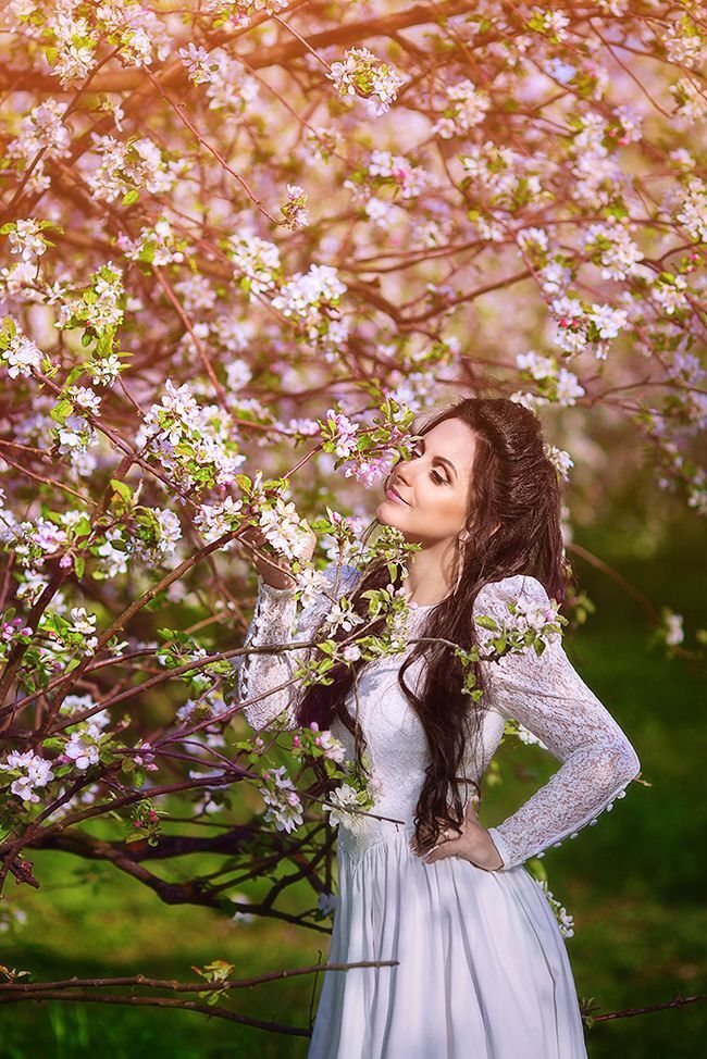 Tanya in garden