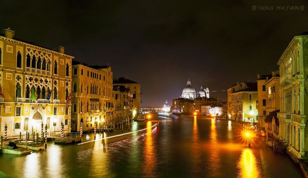 Venezia ... Большой Канал с моста Академия ... мимоходом