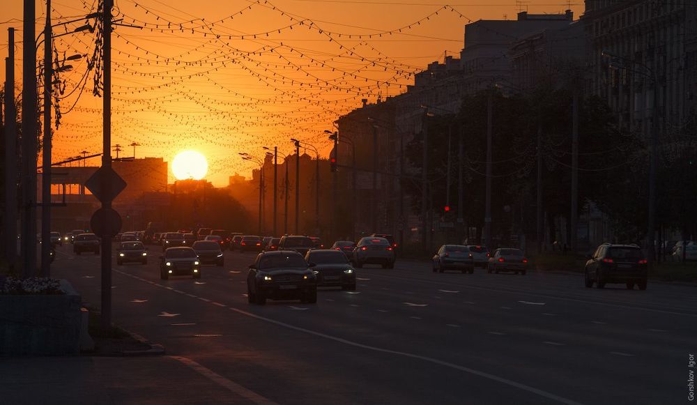 Закат на Ленинградке
