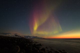 Сияние над Баренцево море