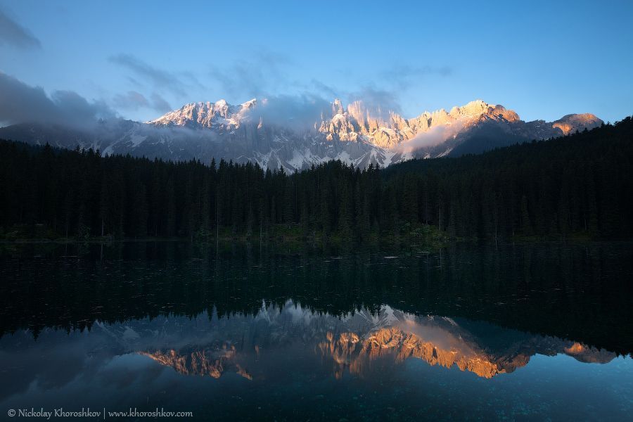 Там горы в воде отражались: Озера Доломитовых Альп (Lago di Carezza)