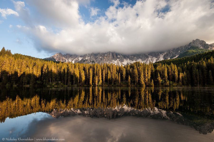 Там горы в воде отражались: Озера Доломитовых Альп (Lago di Carezza)