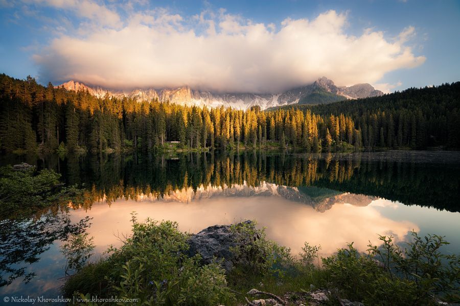 Там горы в воде отражались: Озера Доломитовых Альп (Lago di Carezza)