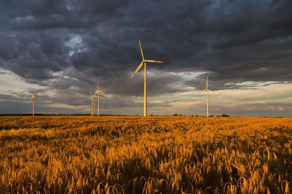 wind turbines