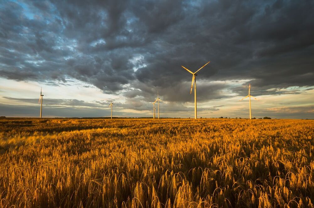 wind turbines