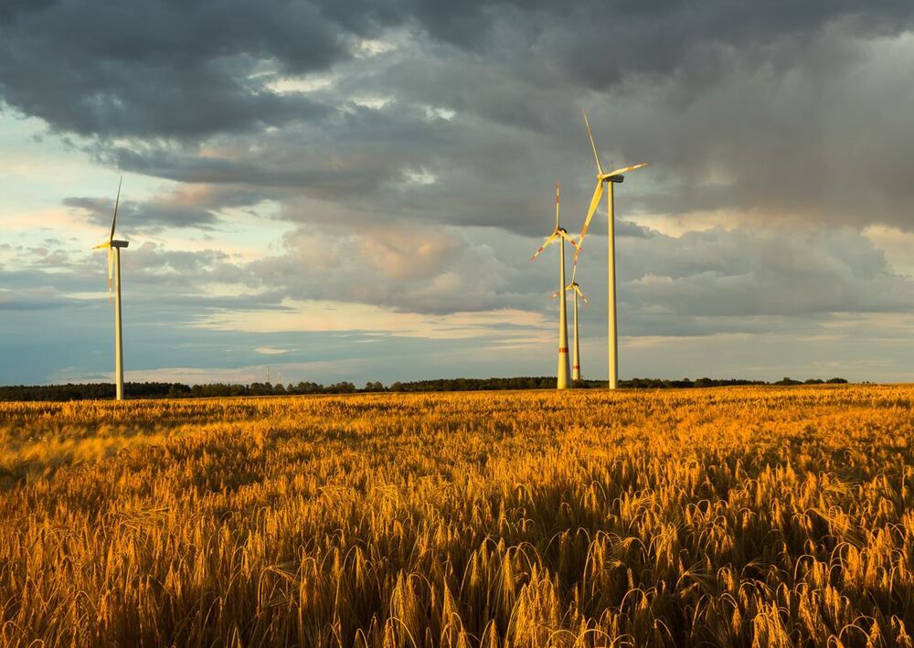 wind turbines