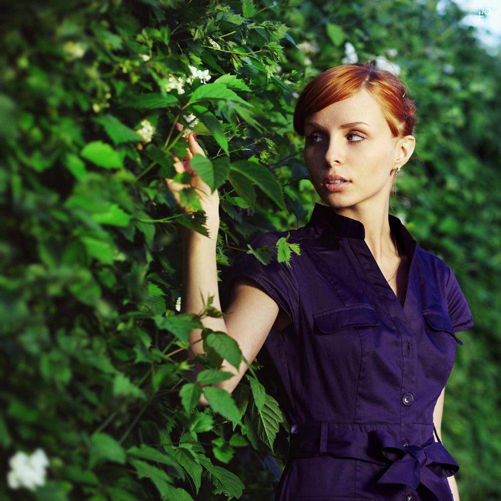 in green