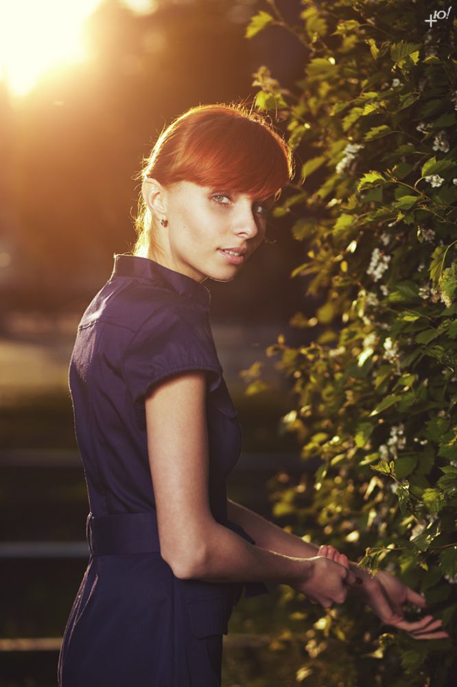 in green