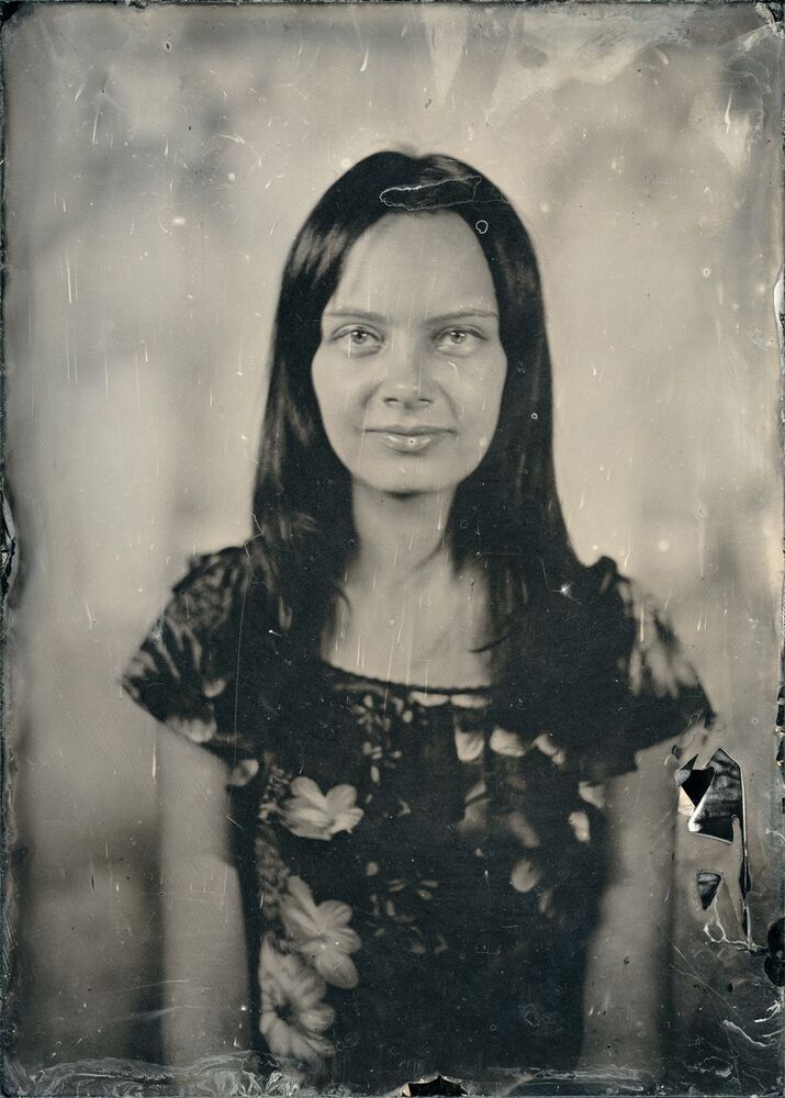 Лера. Амбротип 13х18см