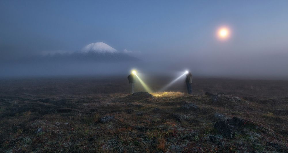 Лунные ночи Камчатки.