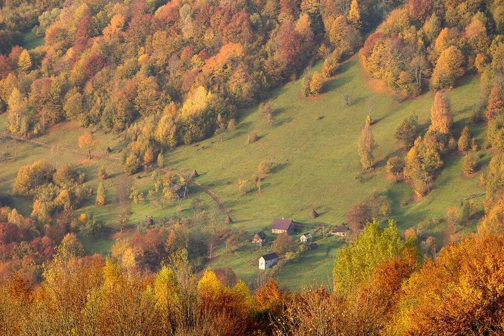 Осень на западной Украине