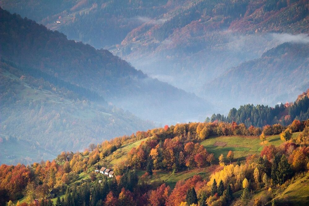 Осень на западной Украине