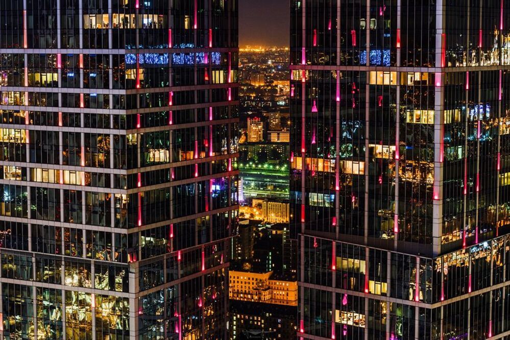 Moscow at night