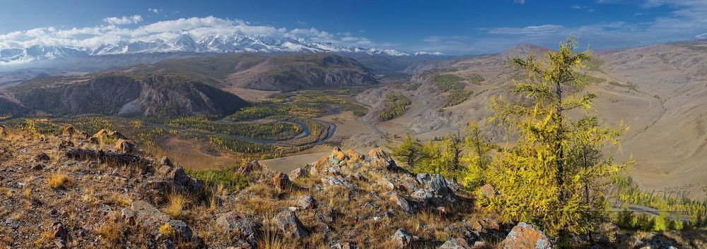 Панорамы осеннего Алтая
