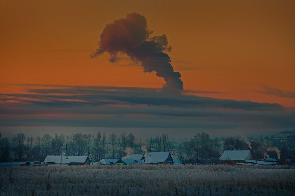 зима