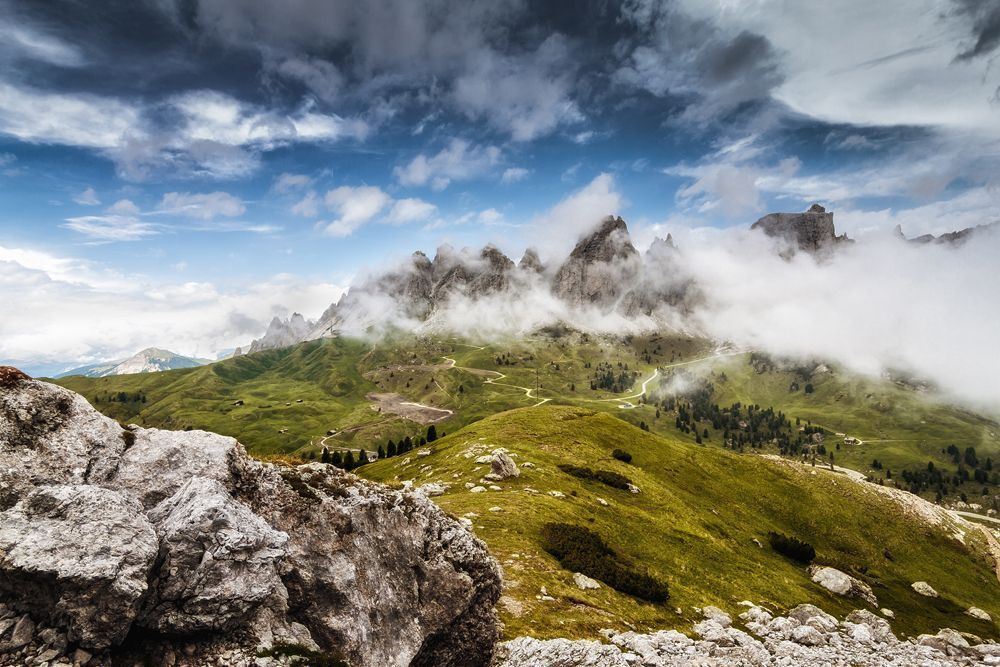 Dolomites in summer