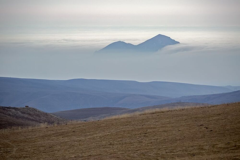 Над облаками ...Дорога на Джылы Суу ,Гора Бештау .