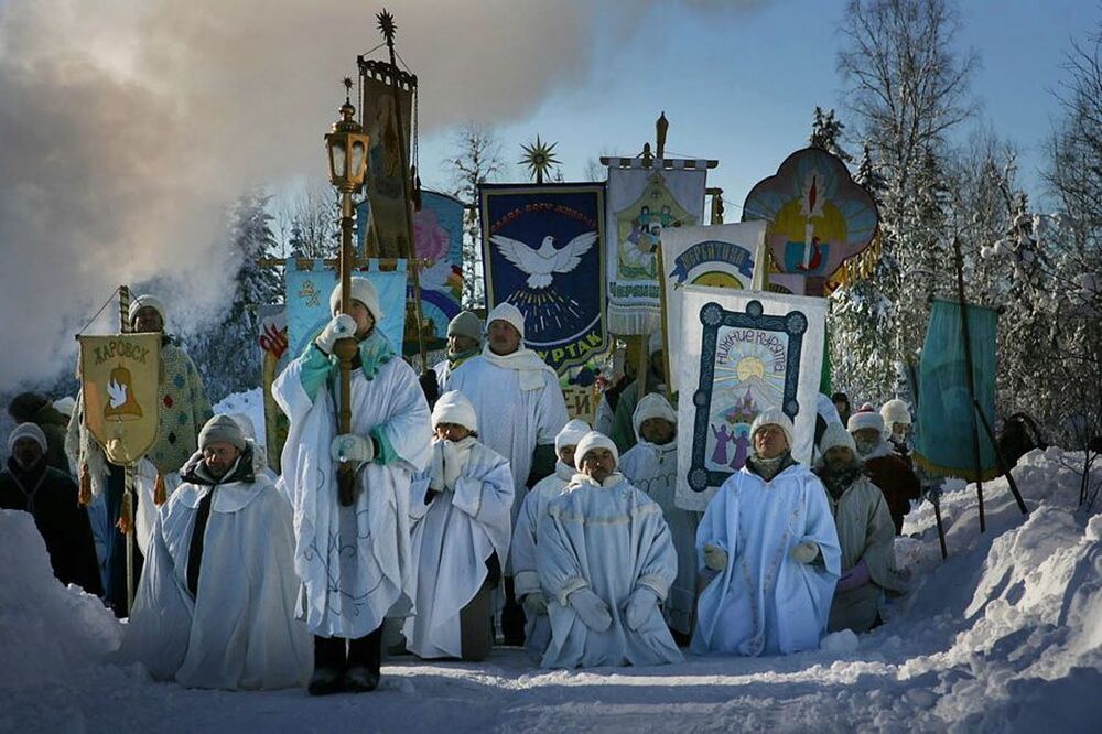 Рождество в общине Виссариона.