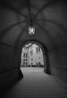 Плетёт фонарь паутину теней