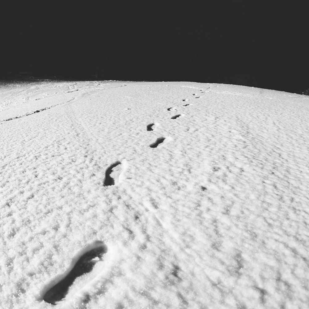 Black and white