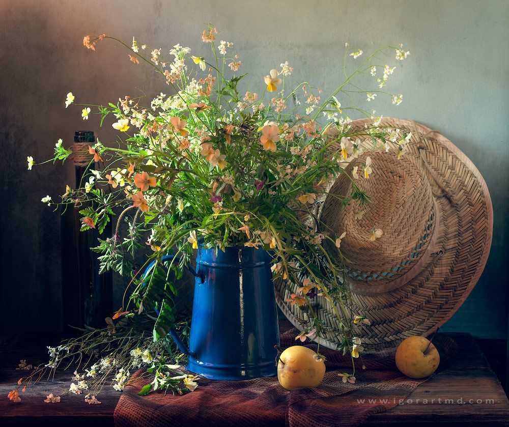 walk among wild flowers