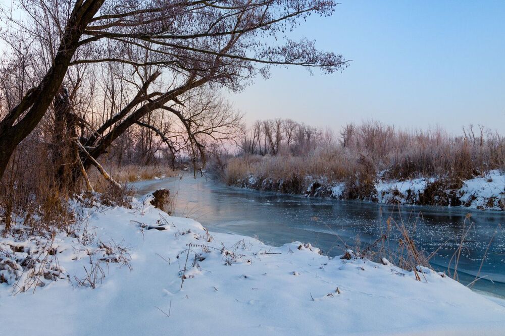 Утро на реке Северский Донец