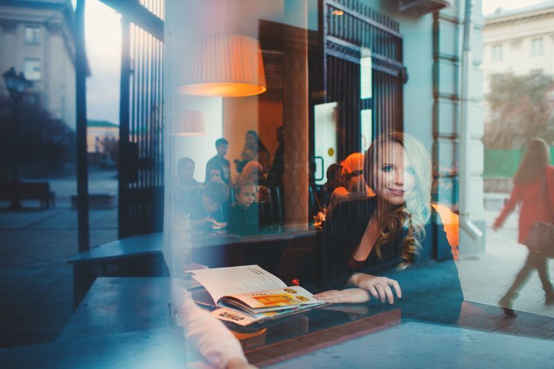 Woman in the city
