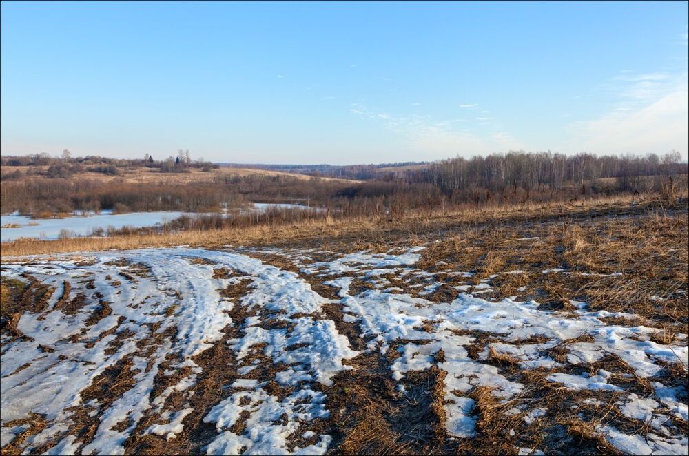 Март прошлых лет в Тульской области.
